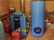 Установка и настройка газовой горелки Baltur BTG 6 на котле Buderus G215-52 в СНТ Медное озеро.